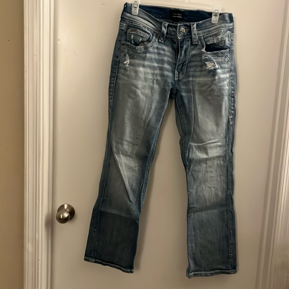 Men’s buckle bootleg pants